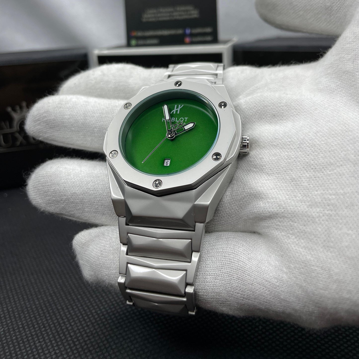 Green apple Classic Fusion Orlinski Bracelet